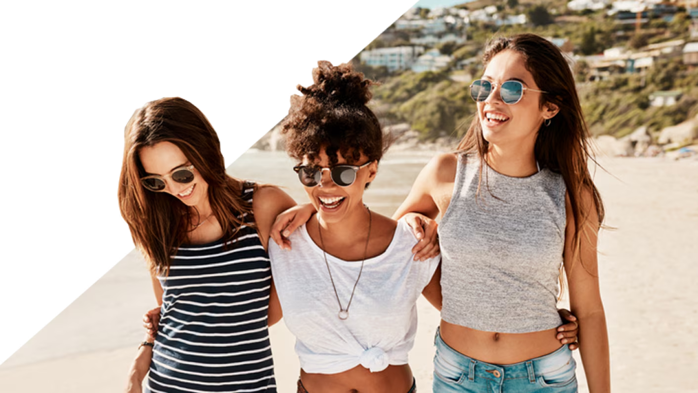 Girls on the beach
