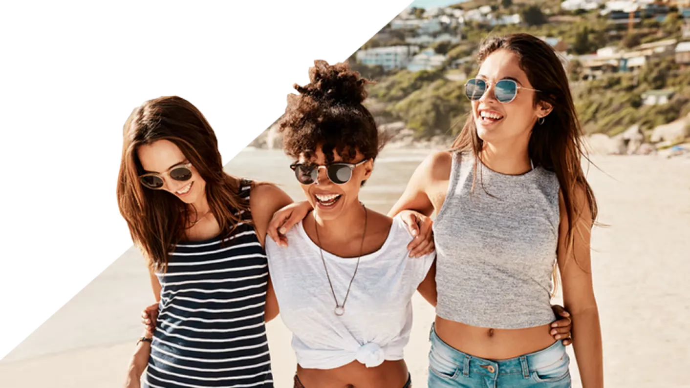 Girls on the beach